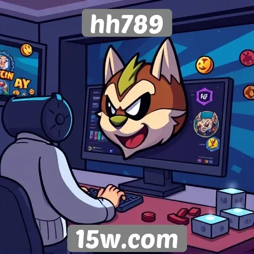 Experiência do usuário no site de jogos hh789